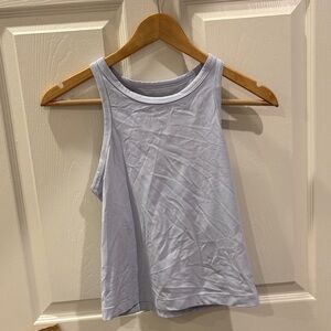 Pale Blue Sleeveless Women's Top